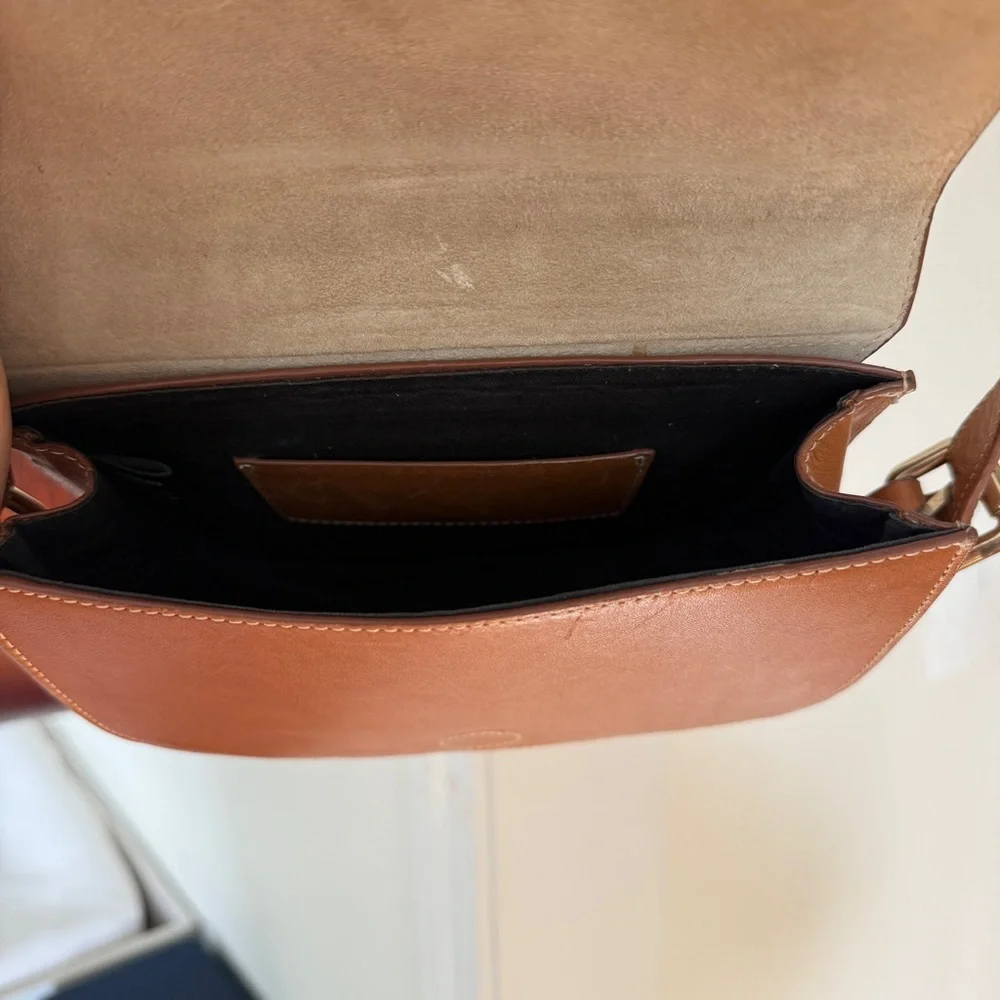 Vagabond Mels Brown Leather Crossbody Saddle Bag - Picture 5 of 11